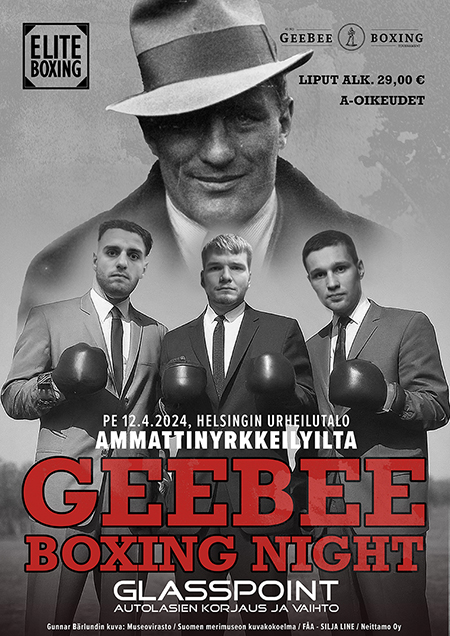 GeeBee Boxing Night 12.4.2024 Helsinki